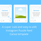 Instagram Puzzle Feed | Instagram Branding Kit | Instagram Layout | IG Grid Canva Templates 15 Posts