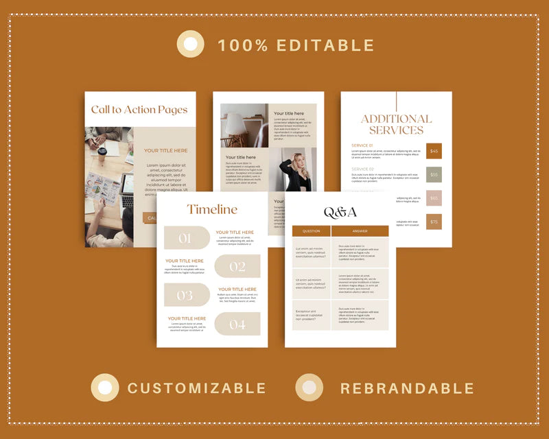 Pricing and Services Template | Canva Template | Coaching Templates | Services Guide