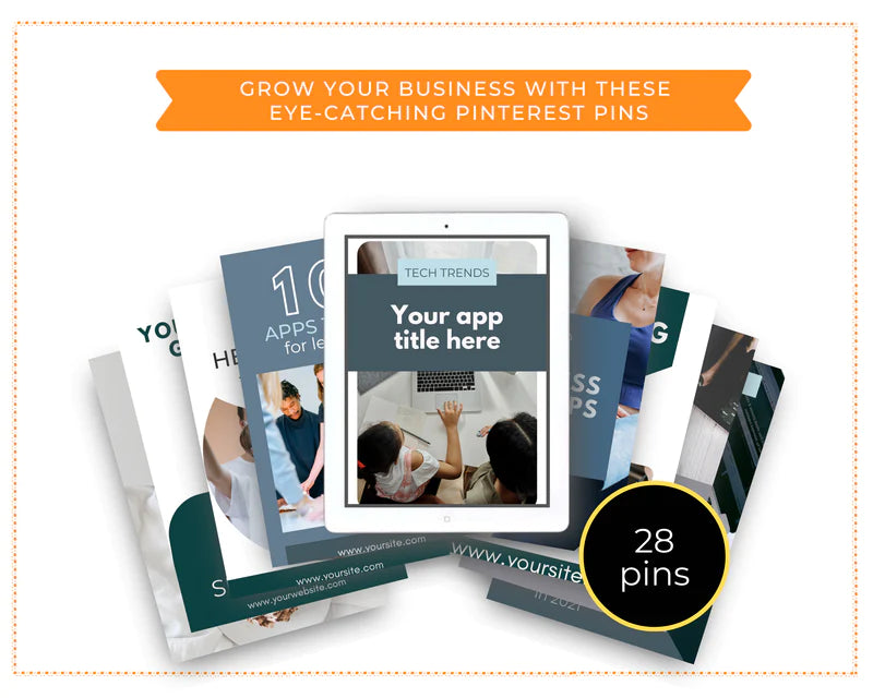 Pinterest Templates Canva - Pinterest Pins Canva Templates - Pinterest Board - Commercial Use