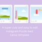 Instagram Puzzle Feed | Instagram Branding Kit | Instagram Layout | IG Grid Canva Templates 15 Posts