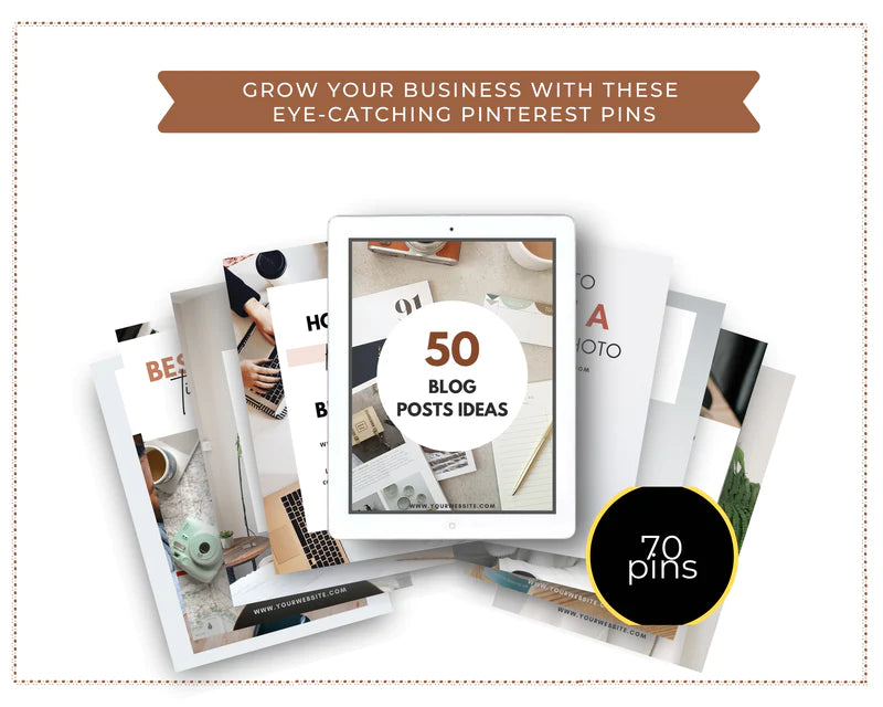 Pinterest Templates Canva - Pinterest Pins Canva Templates - Pinterest Board - Commercial Use