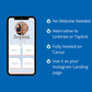 Instagram Link in Bio in Canva | IG Landing Page | Instagram Website | Commercial Use