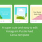 Instagram Puzzle Feed | Instagram Branding Kit | Instagram Layout | IG Grid Canva Templates 15 Posts