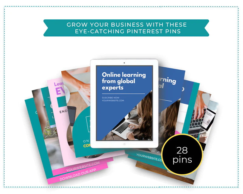 Pinterest Templates Canva - Pinterest Pins Canva Templates - Pinterest Board - Commercial Use