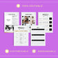 Pricing and Services Template | Canva Template | Coaching Client Packet | Commercial Use