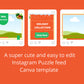 Instagram Puzzle Feed | Instagram Branding Kit | Instagram Layout | IG Grid Canva Templates 15 Posts