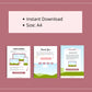 Rose Gold Course Workbook Template, Canva Template, eCourse workbook, Commercial Use
