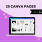 Pricing and Services Template | Canva Template | Coaching Client Packet | Commercial Use