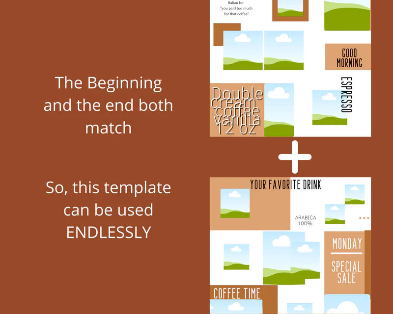 Instagram Puzzle Feed | Instagram Branding Kit | Instagram Layout | IG Grid Canva Templates 18 Posts