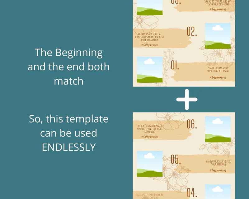 Instagram Puzzle Feed | Instagram Branding Kit | Instagram Layout | IG Grid Canva Templates 18 Posts