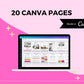 Colorful Challenge Template Canva Template, Daily Challenge, Commercial Use