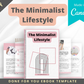 Editable The Minimalist Lifestyle Ebook | Done-for-You Ebook in Canva