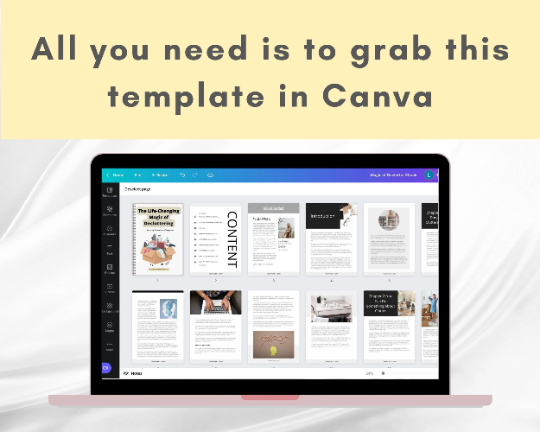 Editable The Life-Changing Magic of Decluttering Ebook | Done-for-You Ebook in Canva