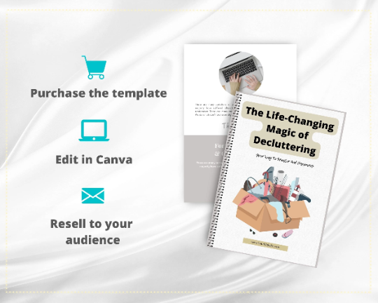 Editable The Life-Changing Magic of Decluttering Ebook | Done-for-You Ebook in Canva