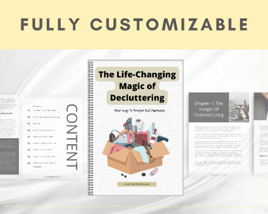 Editable The Life-Changing Magic of Decluttering Ebook | Done-for-You Ebook in Canva