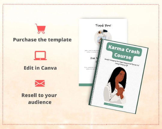 Editable Karma Crash Course Mini Ebook | Done-for-You Ebook in Canva