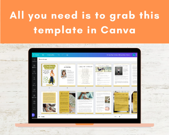 Editable 15 Top Ways to Save Money Ebook | Done-for-You Ebook in Canva