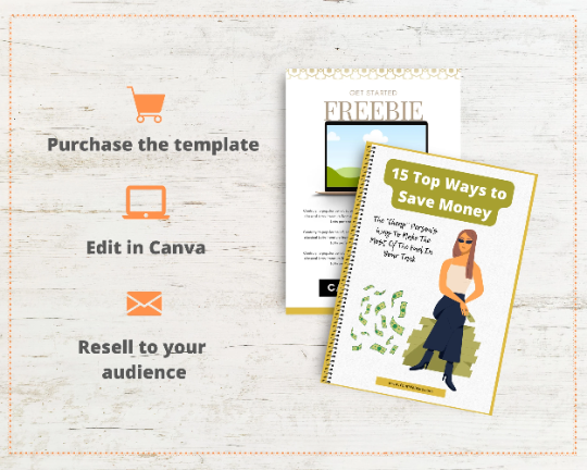Editable 15 Top Ways to Save Money Ebook | Done-for-You Ebook in Canva