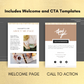 Editable Guide to Blogging Basics Ebook | Done-for-You Ebook in Canva