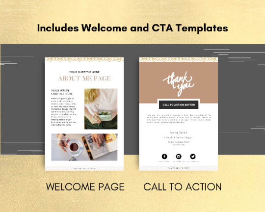 Editable Guide to Blogging Basics Ebook | Done-for-You Ebook in Canva