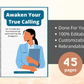 Editable Awaken Your True Calling Ebook | Done-for-You Ebook in Canva