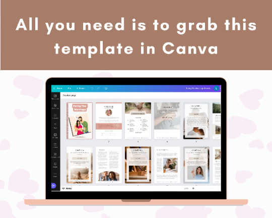 Editable Fixing The Marriage Mini Ebook | Done-for-You Ebook in Canva
