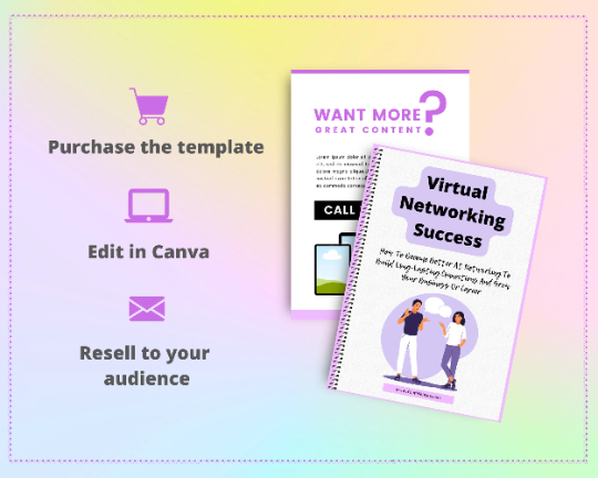 Editable Virtual Networking Success Ebook | Done-for-You Ebook in Canva