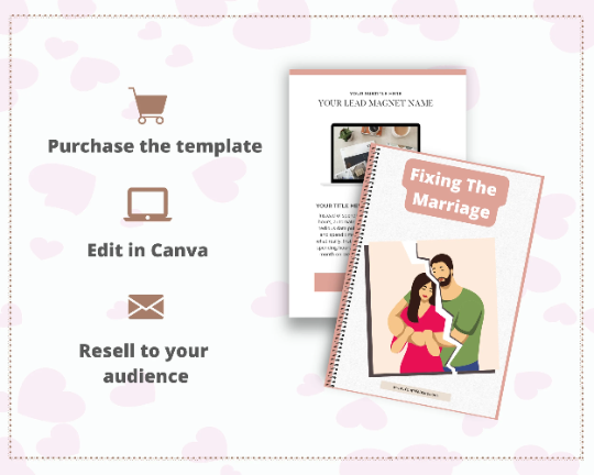 Editable Fixing The Marriage Mini Ebook | Done-for-You Ebook in Canva