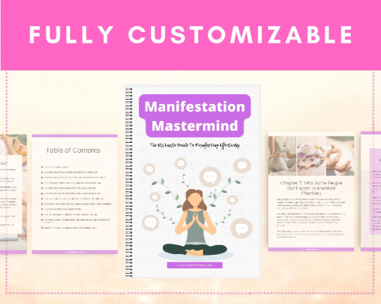 Editable Manifestation Mastermind Ebook | Done-for-You Ebook in Canva