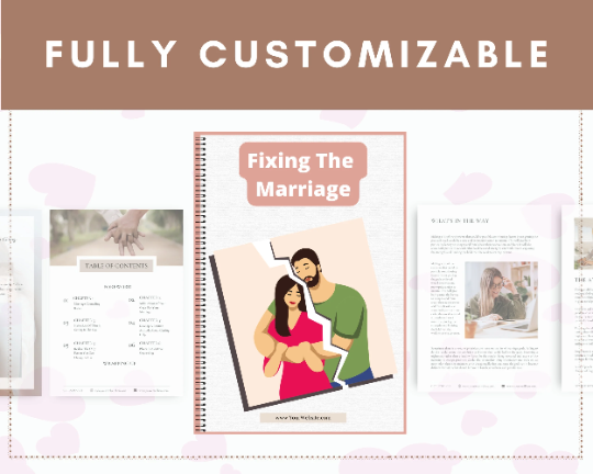 Editable Fixing The Marriage Mini Ebook | Done-for-You Ebook in Canva