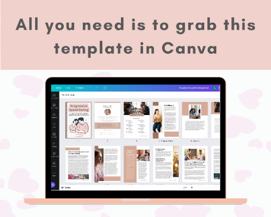 Editable Progressive Speed Dating Ebook | Done-for-You Ebook in Canva