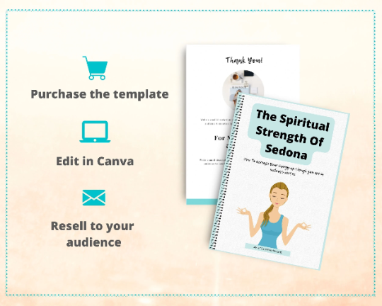 Editable The Spiritual Strength Of Sedona Ebook | Done-for-You Ebook in Canva