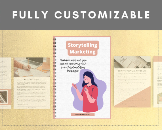 Editable Storytelling Marketing Ebook | Done-for-You Ebook in Canva