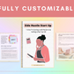 Editable Side Hustle Startup Ebook | Done-for-You Ebook in Canva