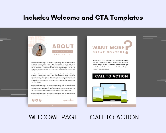 Editable Simple Productivity Ebook | Done-for-You Ebook in Canva