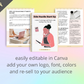 Editable Side Hustle Startup Ebook | Done-for-You Ebook in Canva