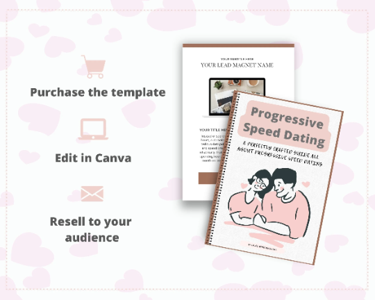 Editable Progressive Speed Dating Ebook | Done-for-You Ebook in Canva