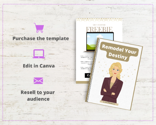 Editable Remodel Your Destiny Ebook | Done-for-You Ebook in Canva