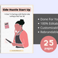 Editable Side Hustle Startup Ebook | Done-for-You Ebook in Canva