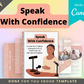 Editable Speak With Confidence Ebook | Done-for-You Ebook in Canva