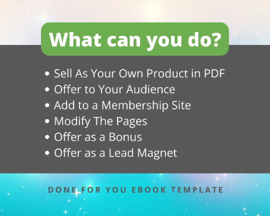 Editable Everyday Habits Hacks Ebook | Done-for-You Ebook in Canva