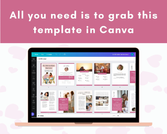 Editable Ex Attraction Secrets Ebook | Done-for-You Ebook in Canva