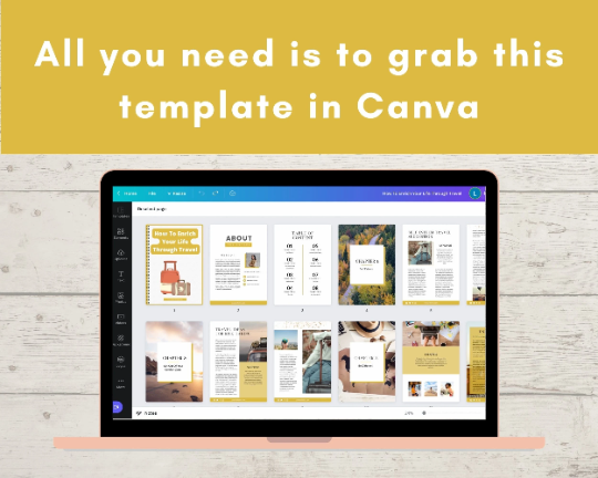 Editable How To Enrich Your Life Through Travel Ebook in Canva