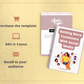 Editable Getting More Customers With Social Media Mini Ebook | Done-for-You Ebook in Canva