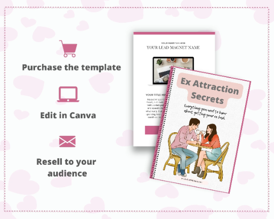 Editable Ex Attraction Secrets Ebook | Done-for-You Ebook in Canva