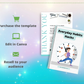 Editable Everyday Habits Hacks Ebook | Done-for-You Ebook in Canva