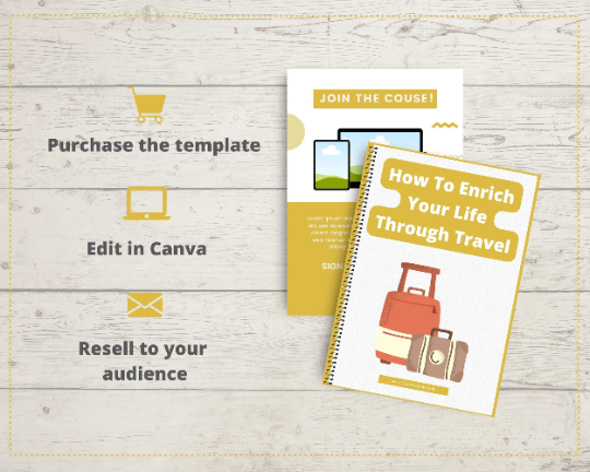 Editable How To Enrich Your Life Through Travel Ebook in Canva