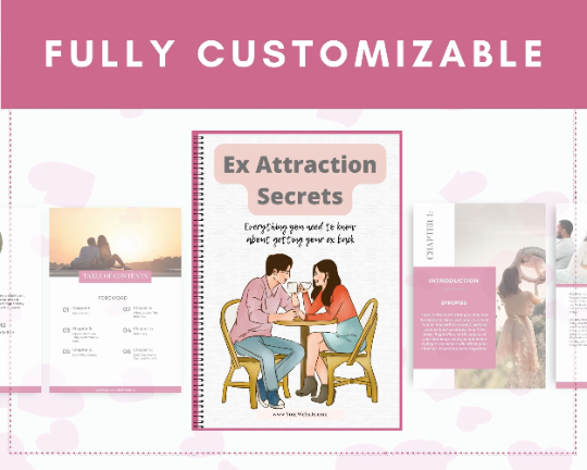 Editable Ex Attraction Secrets Ebook | Done-for-You Ebook in Canva