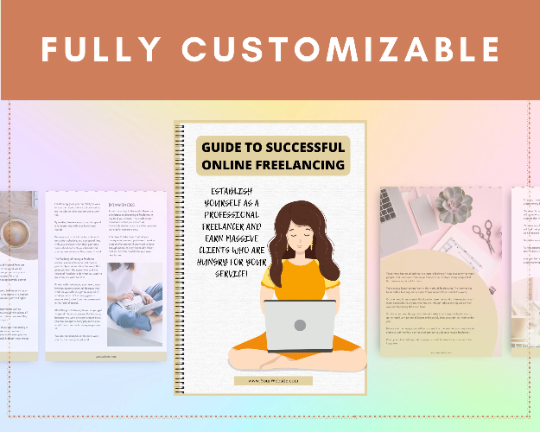 Editable Guide to Successful Freelancing Ebook | Done-for-You Ebook in Canva