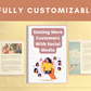 Editable Getting More Customers With Social Media Mini Ebook | Done-for-You Ebook in Canva